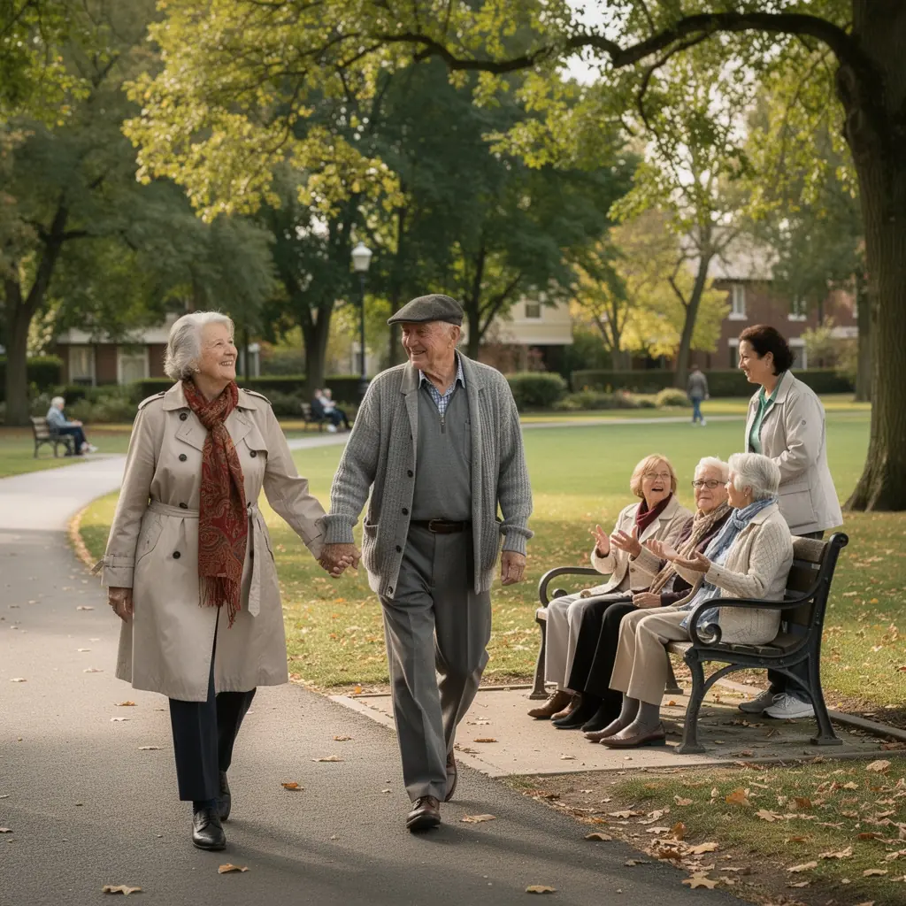 Ģimenes locekļi, kas kopā ar vecākiem svin svētkus un dalās atmiņās.